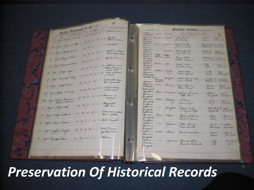 Preservation of Historical Records