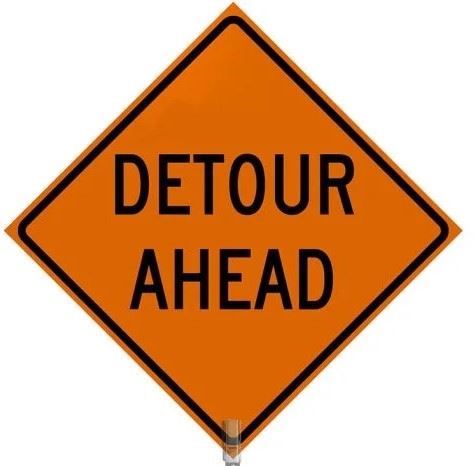 Detour Sign